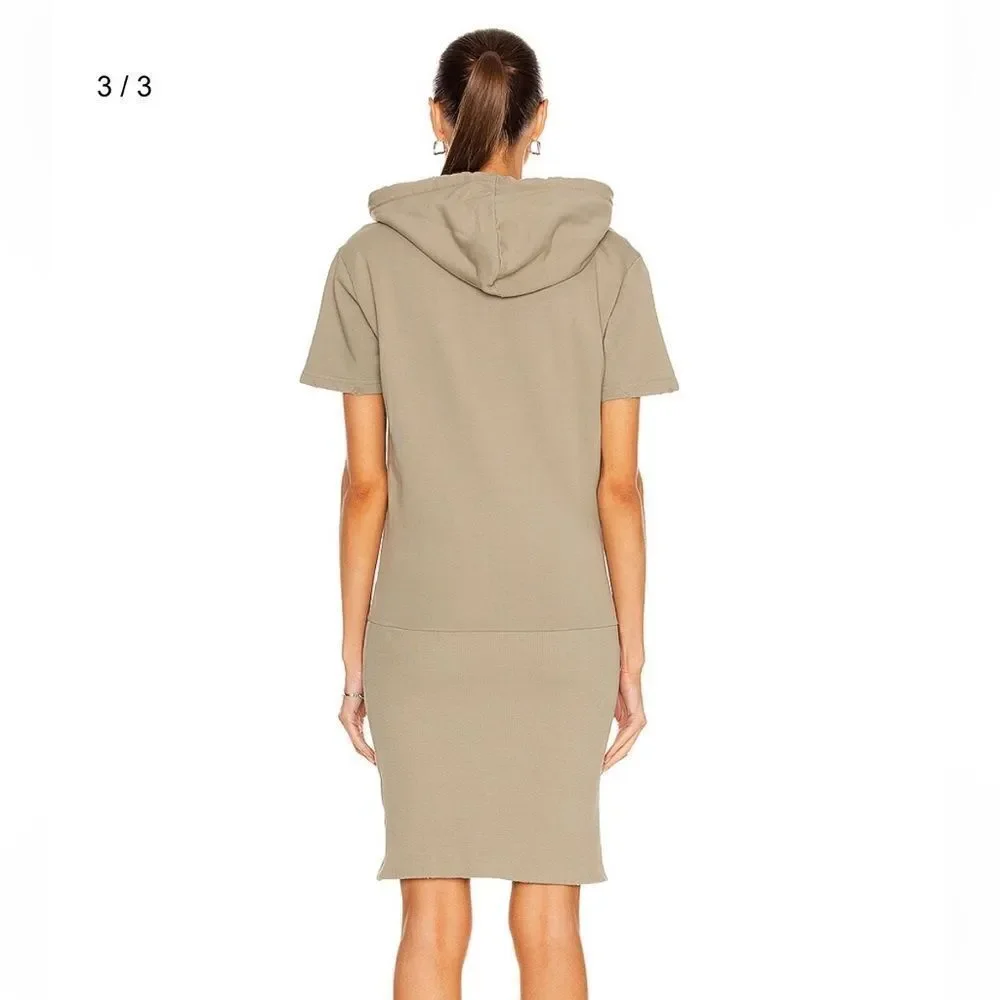 SER.O.YA Rory dress tan hooded mini tunic hoodie Revolve NWOT Sz S